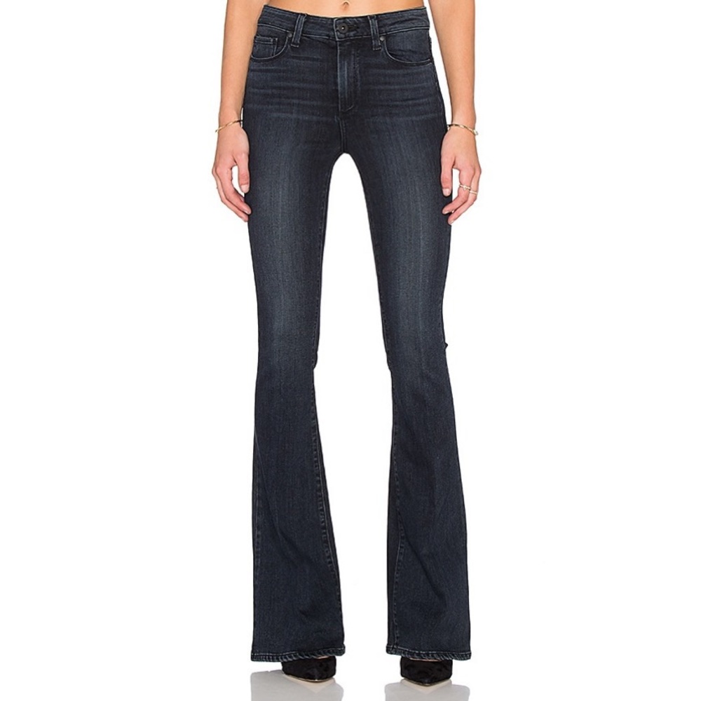 Paige High Rise Wide Leg Jeans